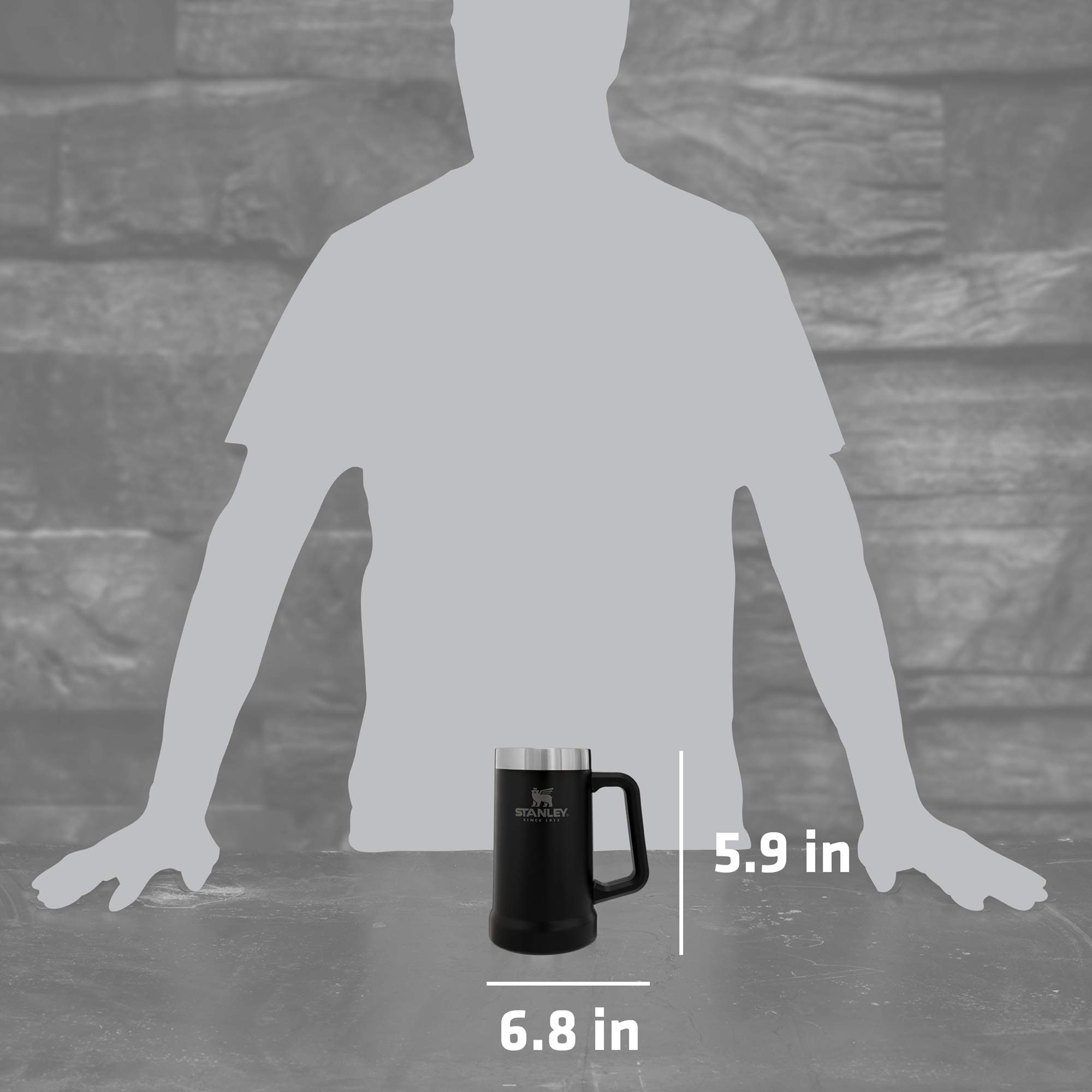 Amazon.co.jp: Stanley Adventure Big Grip Stein 24oz : ホーム＆キッチン